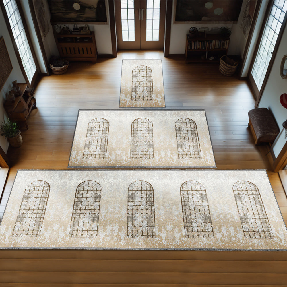 Large Customizable Group & Family Prayer Mat – Soft & Padded Janamaz 408