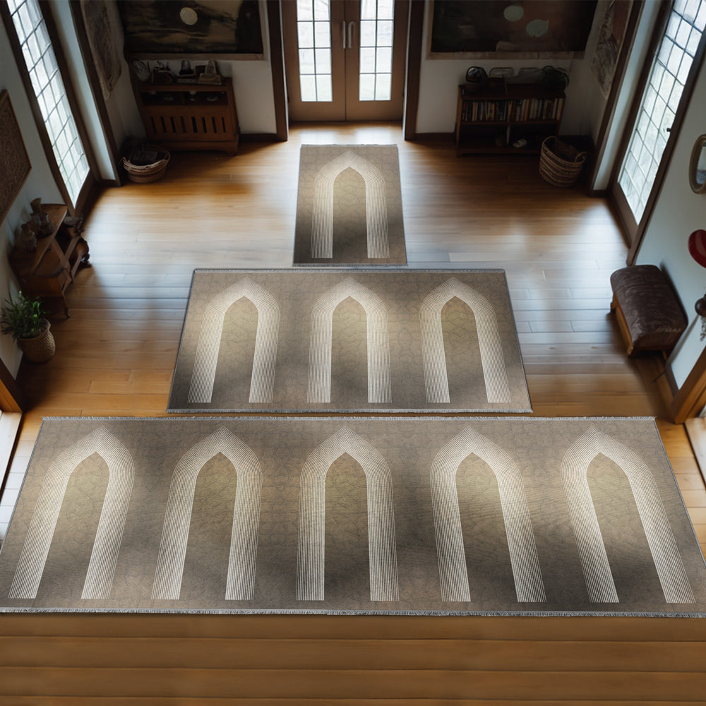 Large Customizable Group & Family Prayer Mat – Soft & Padded Janamaz 606