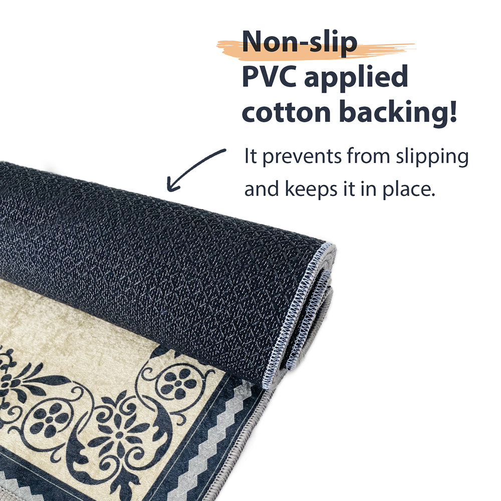 Modern Islamic Cushioned Customizable Couples Prayer Mats 706 (Set of 2)