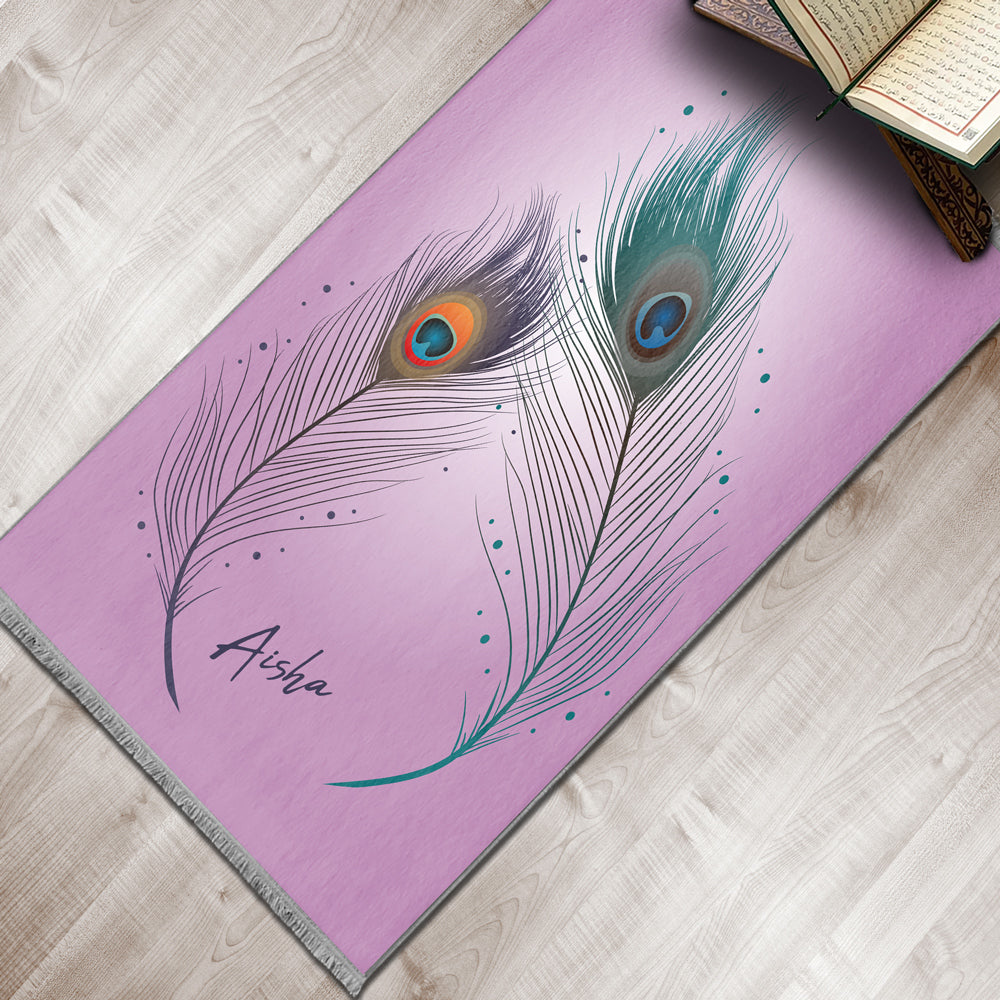Modern Islamic Foam Padded Personalized Prayer Mat 406