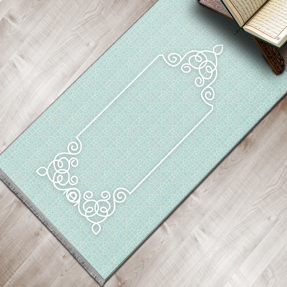 Modern Islamic Foam Padded Personalized Prayer Mat 407
