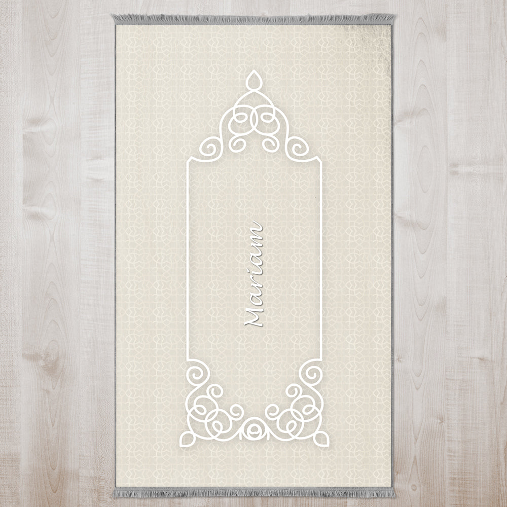 Modern Islamic Foam Padded Personalized Prayer Mat 407