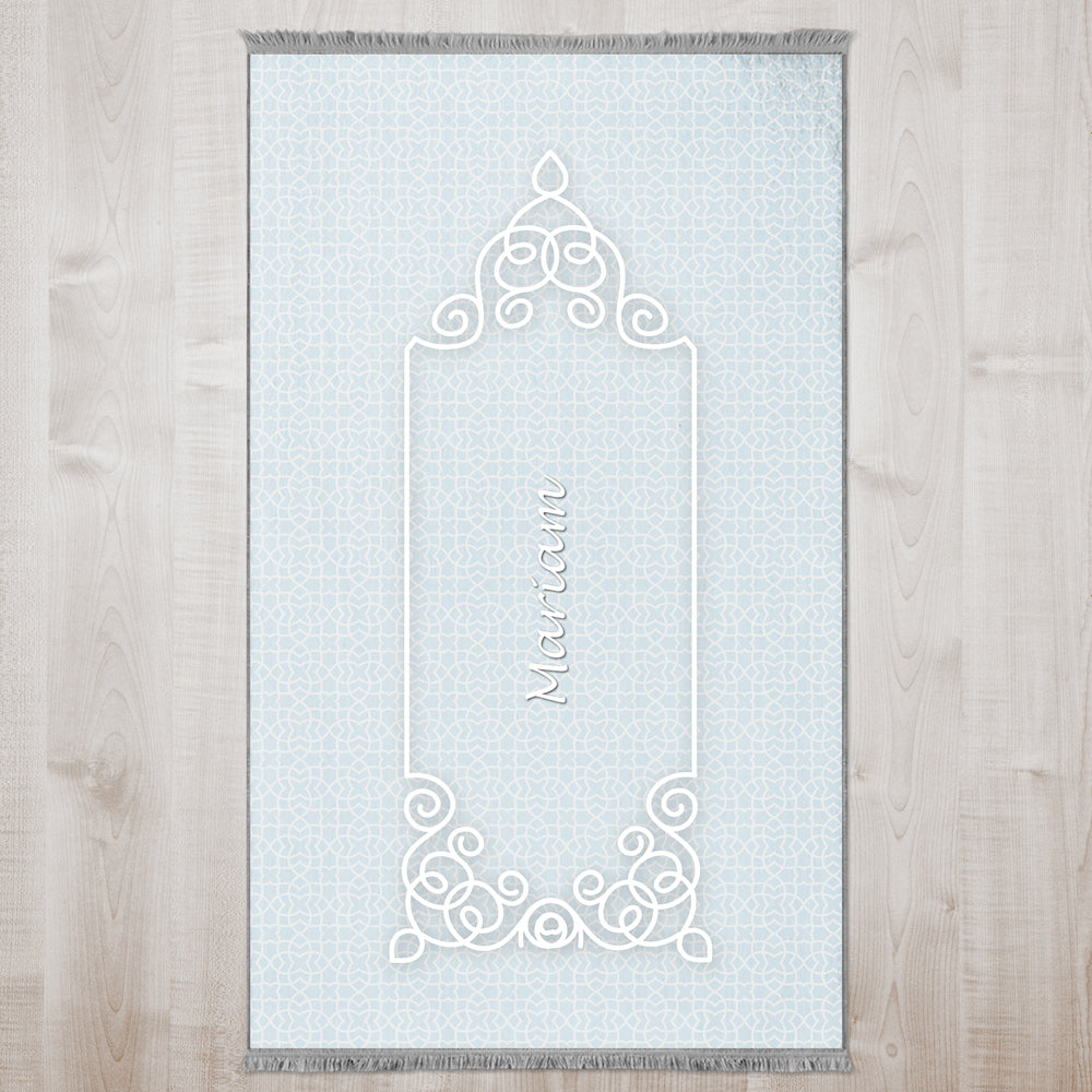 Modern Islamic Foam Padded Personalized Prayer Mat 407