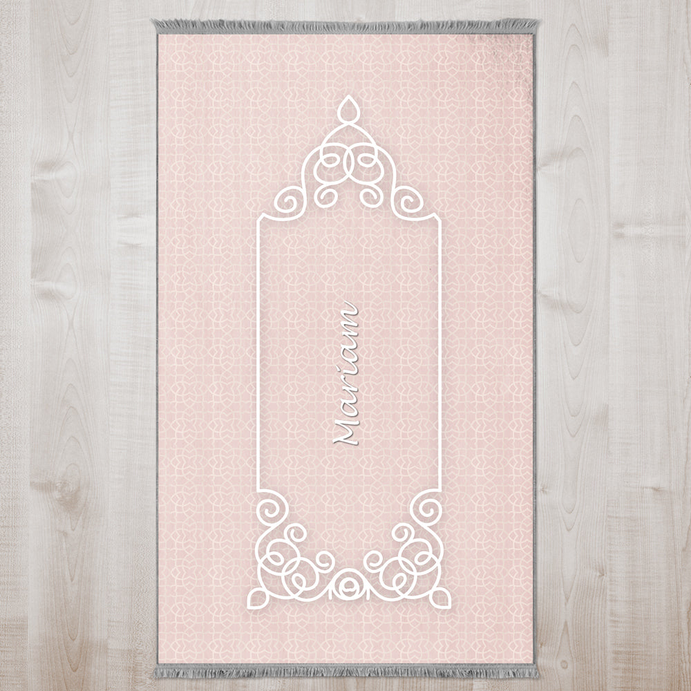 Modern Islamic Foam Padded Personalized Prayer Mat 407