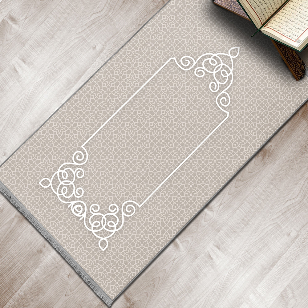 Modern Islamic Foam Padded Personalized Prayer Mat 407