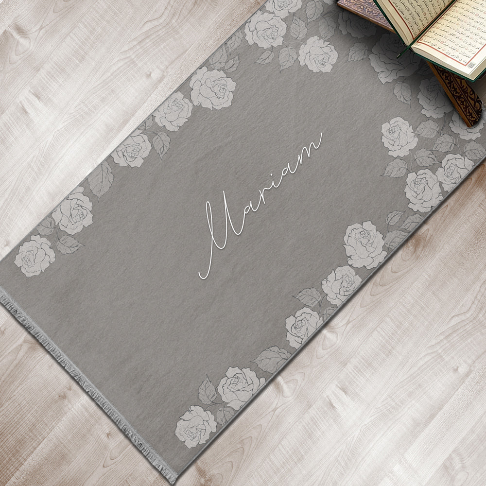 Modern Islamic Foam Padded Personalized Prayer Mat 412