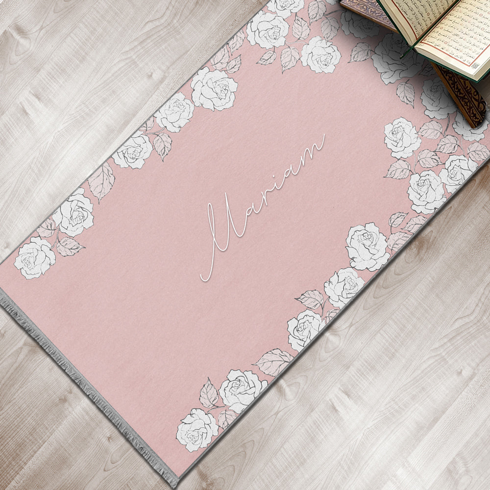 Modern Islamic Foam Padded Personalized Prayer Mat 412
