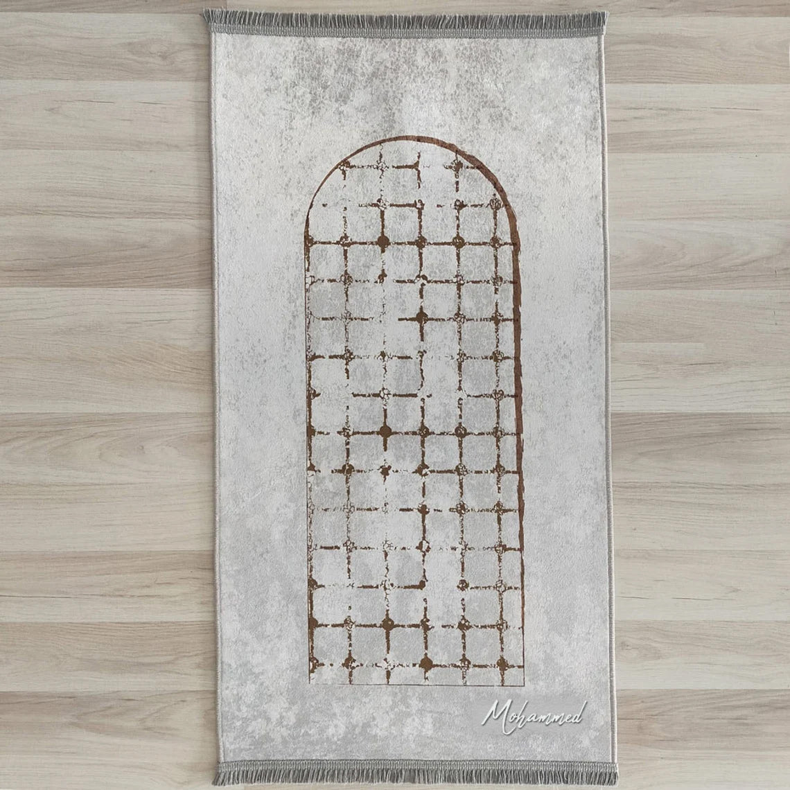 Large Customizable Group & Family Prayer Mat – Soft & Padded Janamaz 408