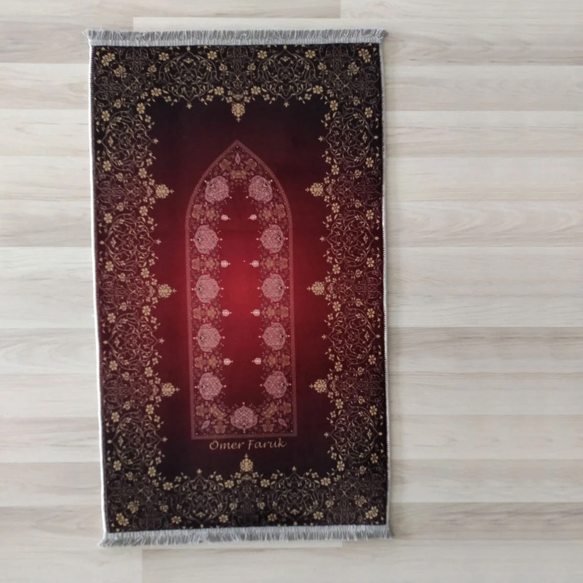 Large Customizable Group & Family Prayer Mat – Soft & Padded Janamaz 612