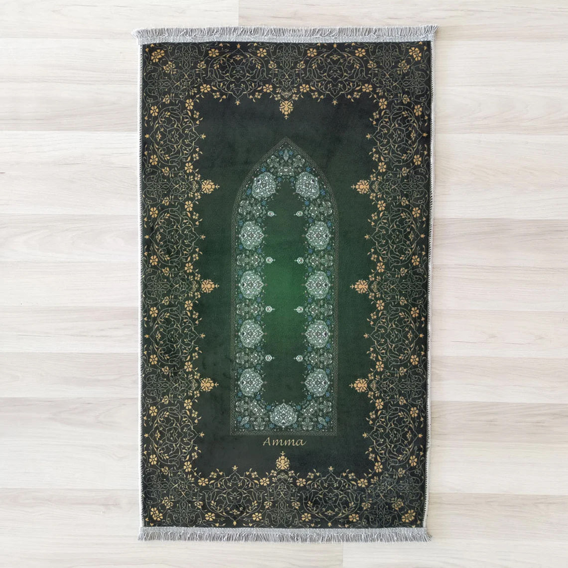 Large Customizable Group & Family Prayer Mat – Soft & Padded Janamaz 612