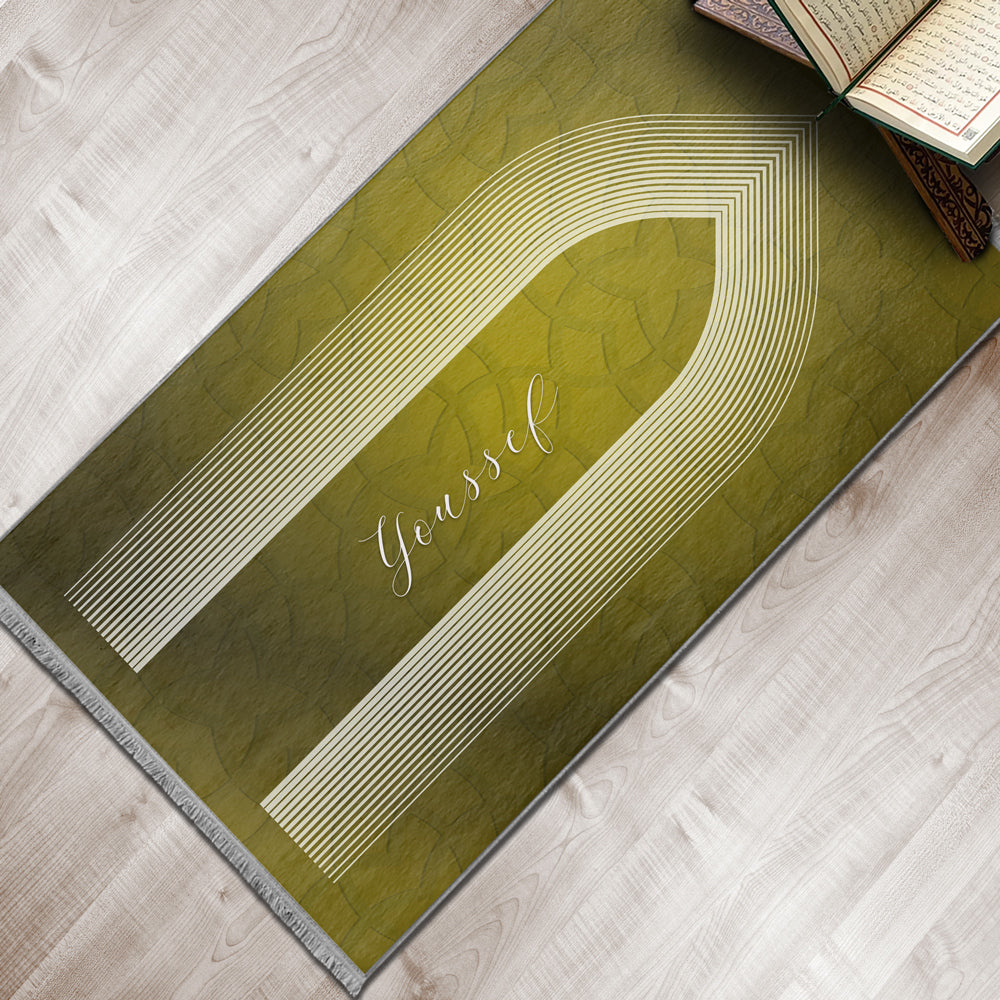 Large Customizable Group & Family Prayer Mat – Soft & Padded Janamaz 606