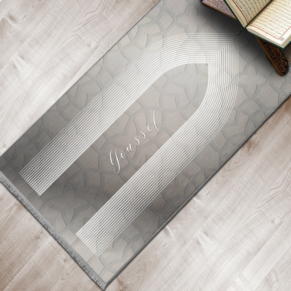 Large Customizable Group & Family Prayer Mat – Soft & Padded Janamaz 606