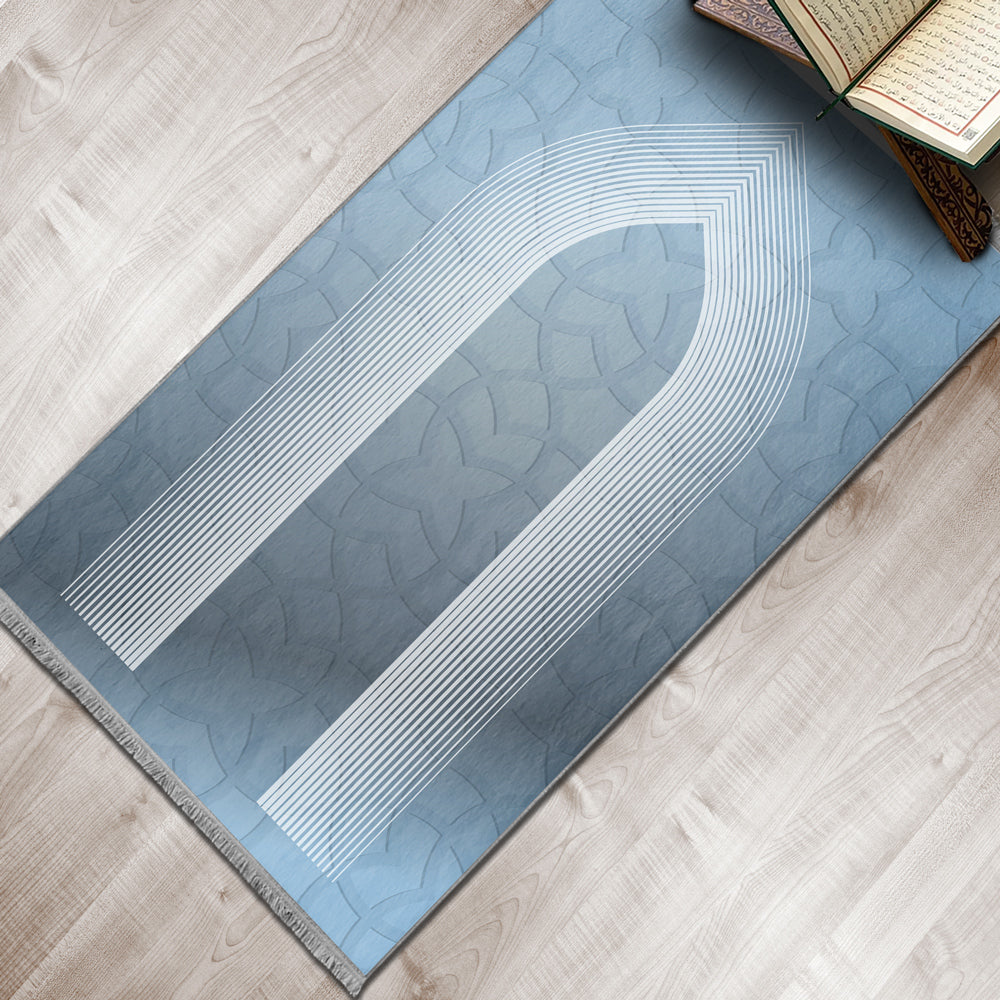 Large Customizable Group & Family Prayer Mat – Soft & Padded Janamaz 606
