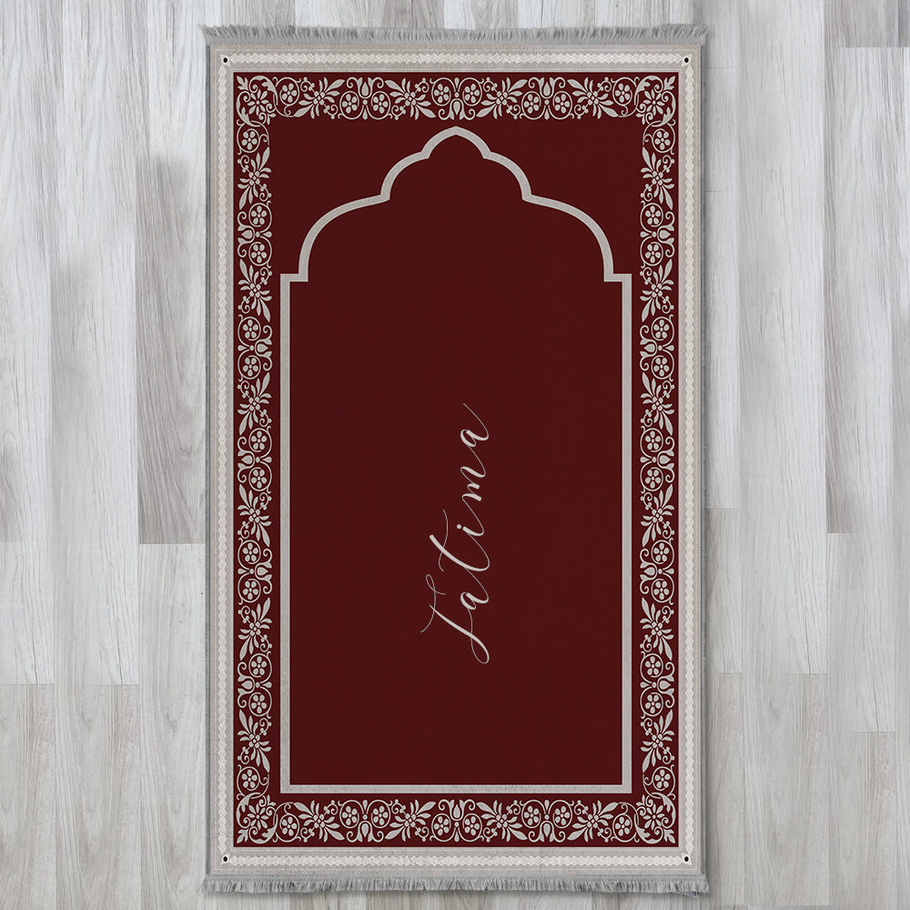 Modern Islamic Cushioned Customizable Prayer Mat 801