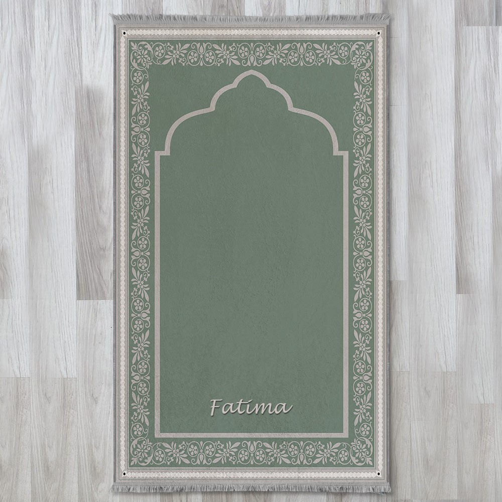 Modern Islamic Cushioned Customizable Prayer Mat 801