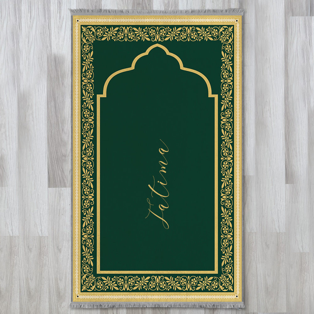 Modern Islamic Cushioned Customizable Prayer Mat 801