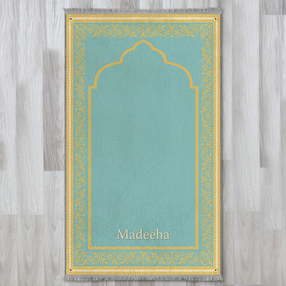 Modern Islamic Cushioned Customizable Prayer Mat 801