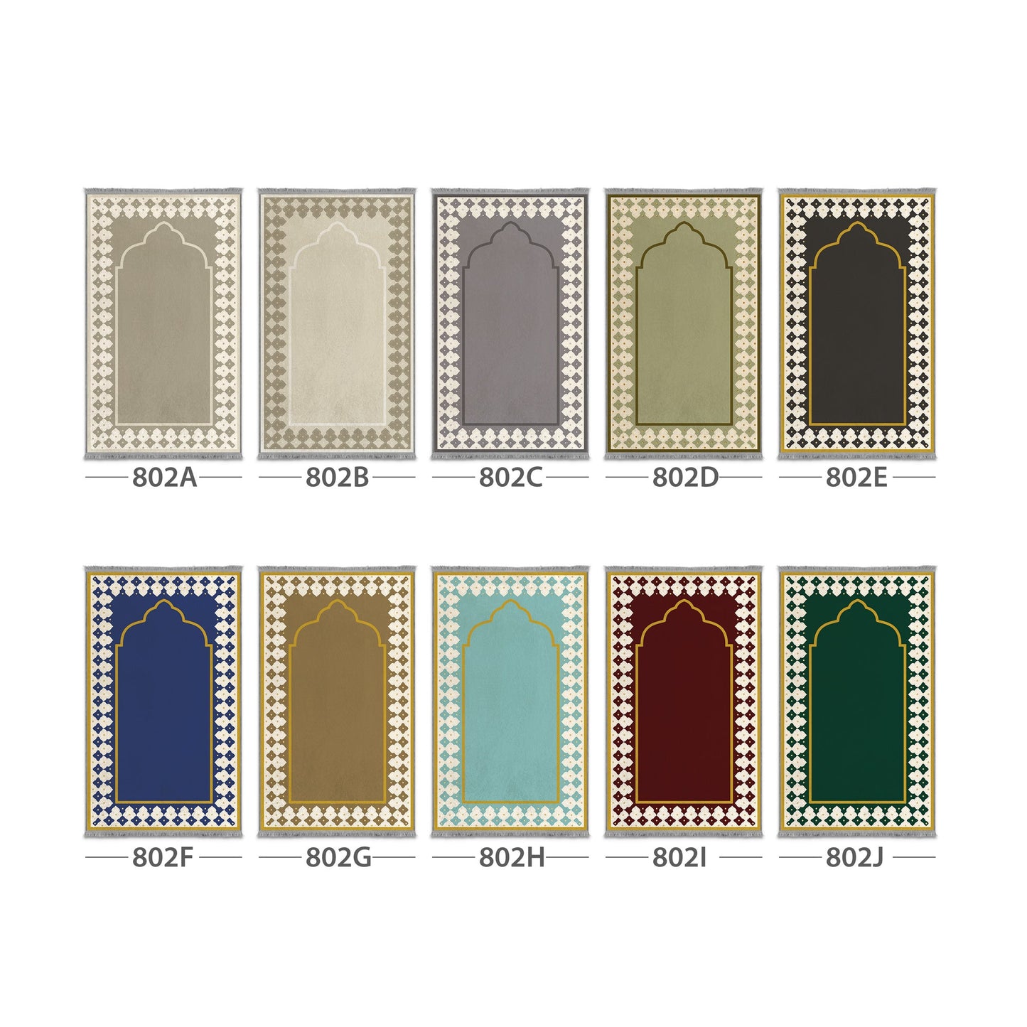 Prayer Rug color Optons