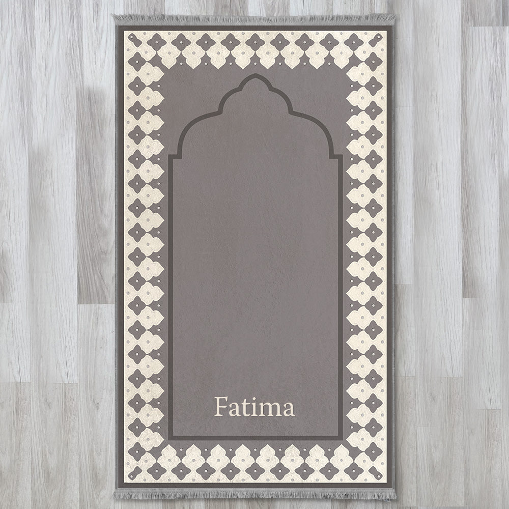 Modern Islamic Cushioned Customizable Prayer Mat 802