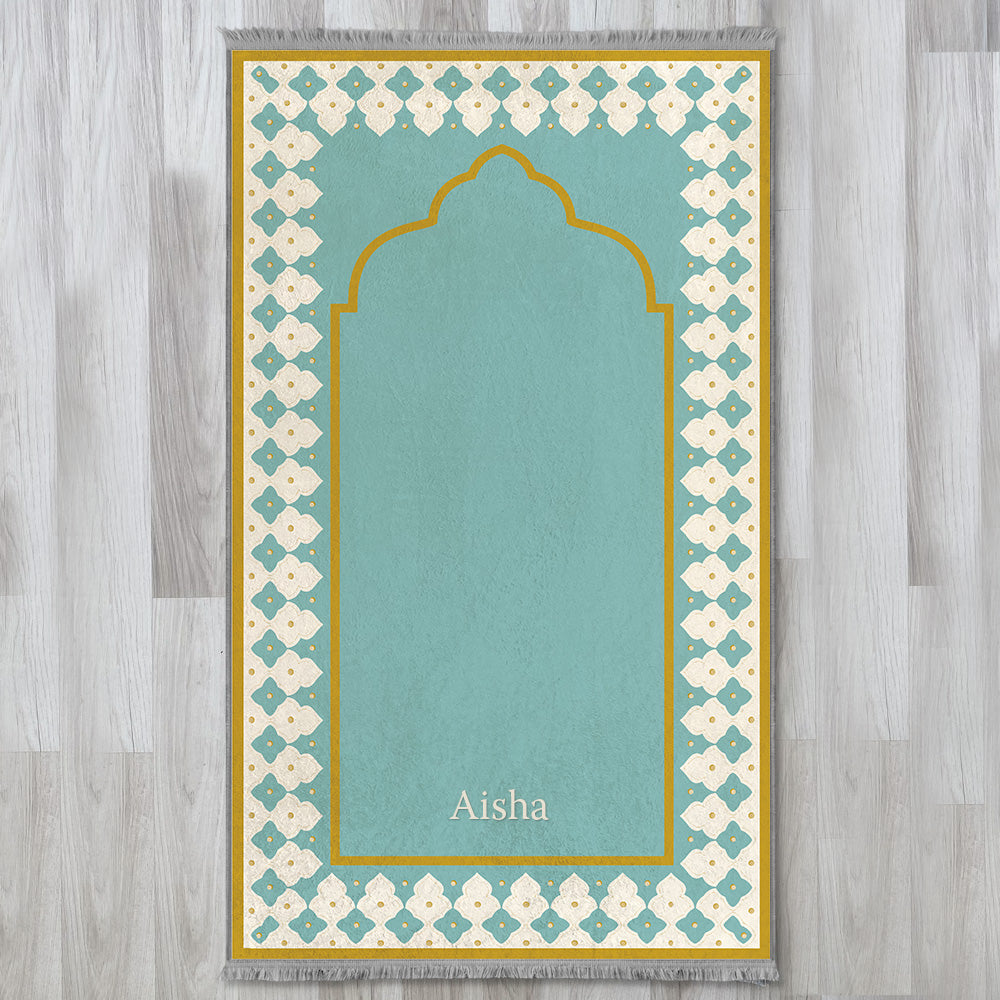 Modern Islamic Cushioned Customizable Prayer Mat 802