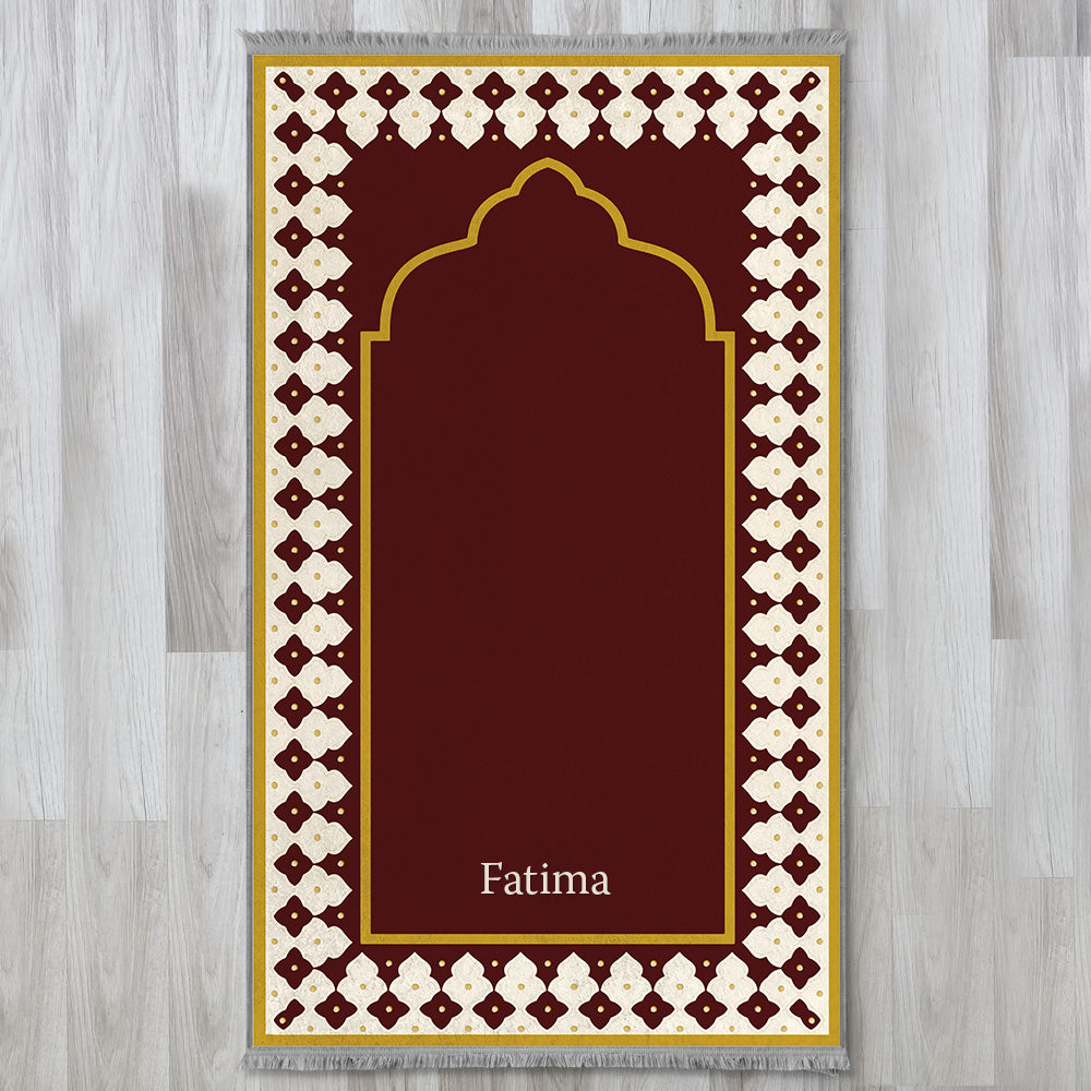Modern Islamic Cushioned Customizable Prayer Mat 802
