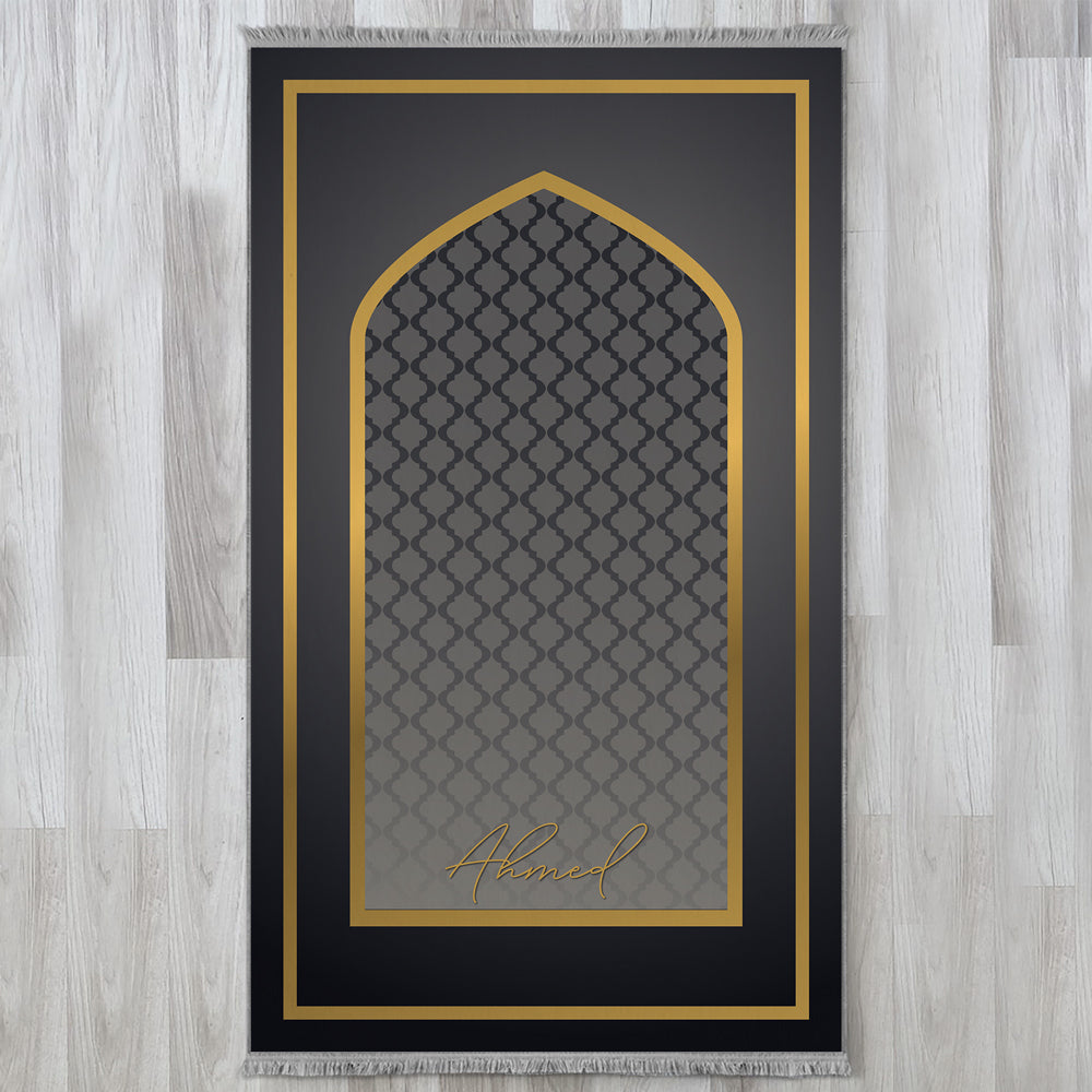 cushioned prayer mat Gray