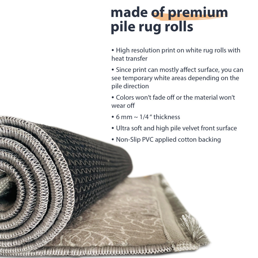 Modern Islamic Foam Padded Personalized Prayer Mat 613