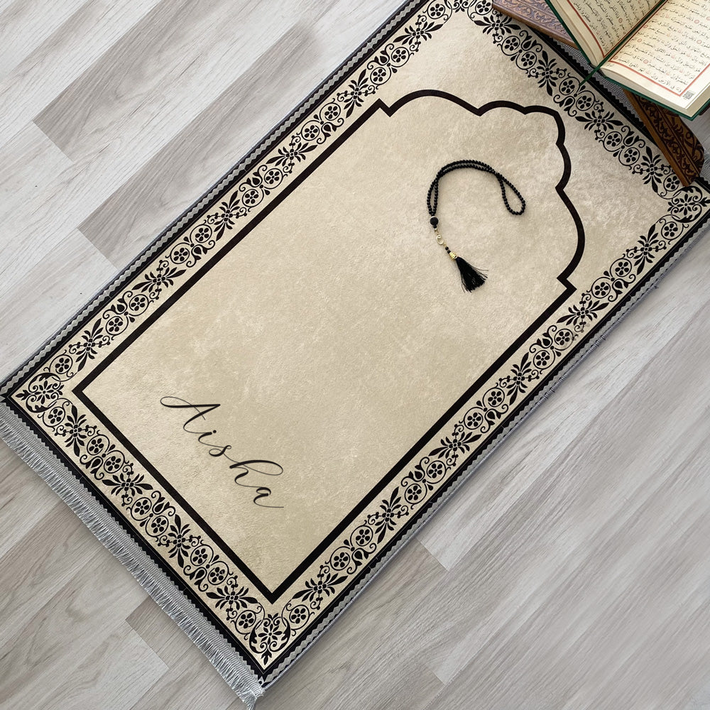 Padded Janamaz Cream