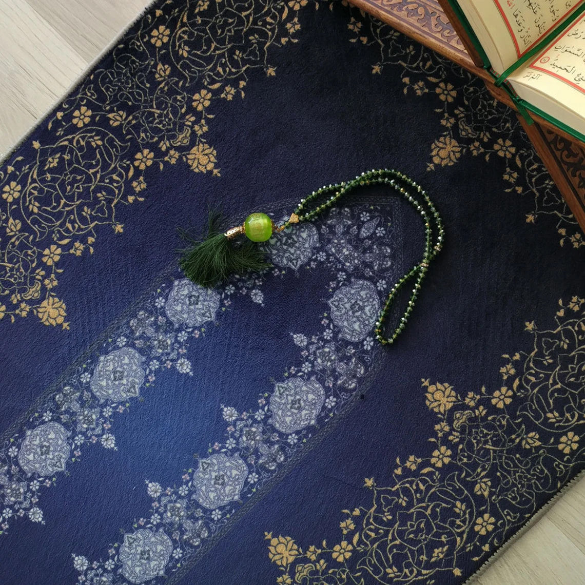 Large Customizable Group & Family Prayer Mat – Soft & Padded Janamaz 612