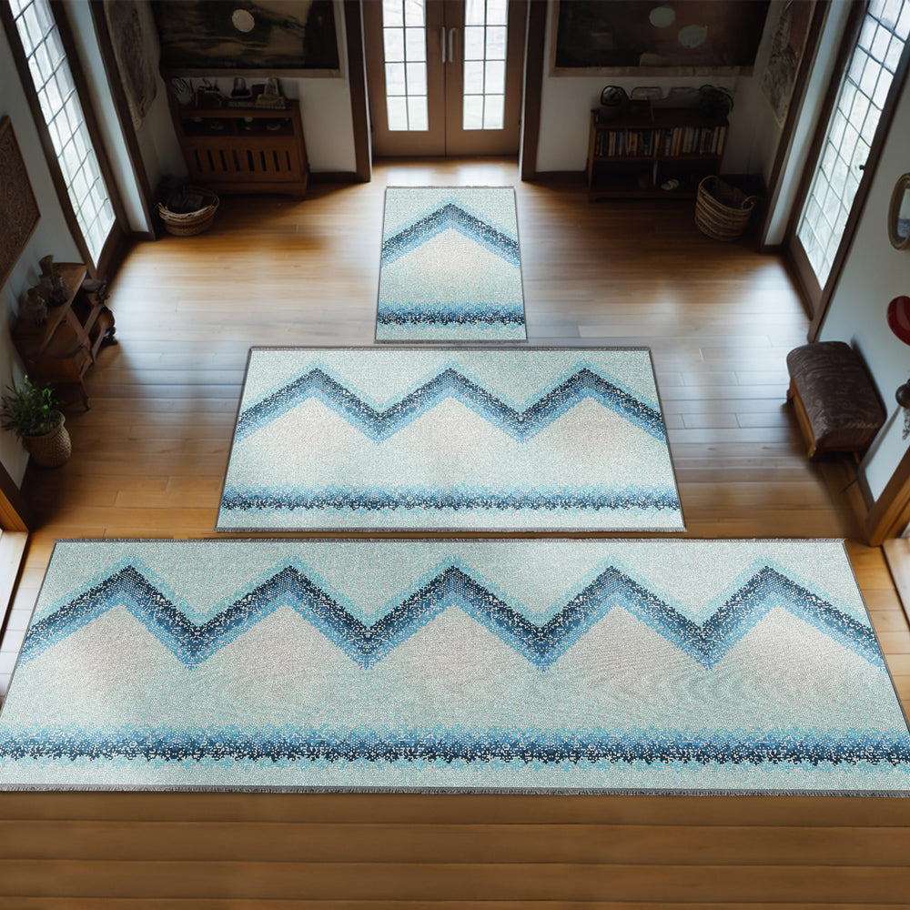Chevron Lace Personalized Prayer Mat