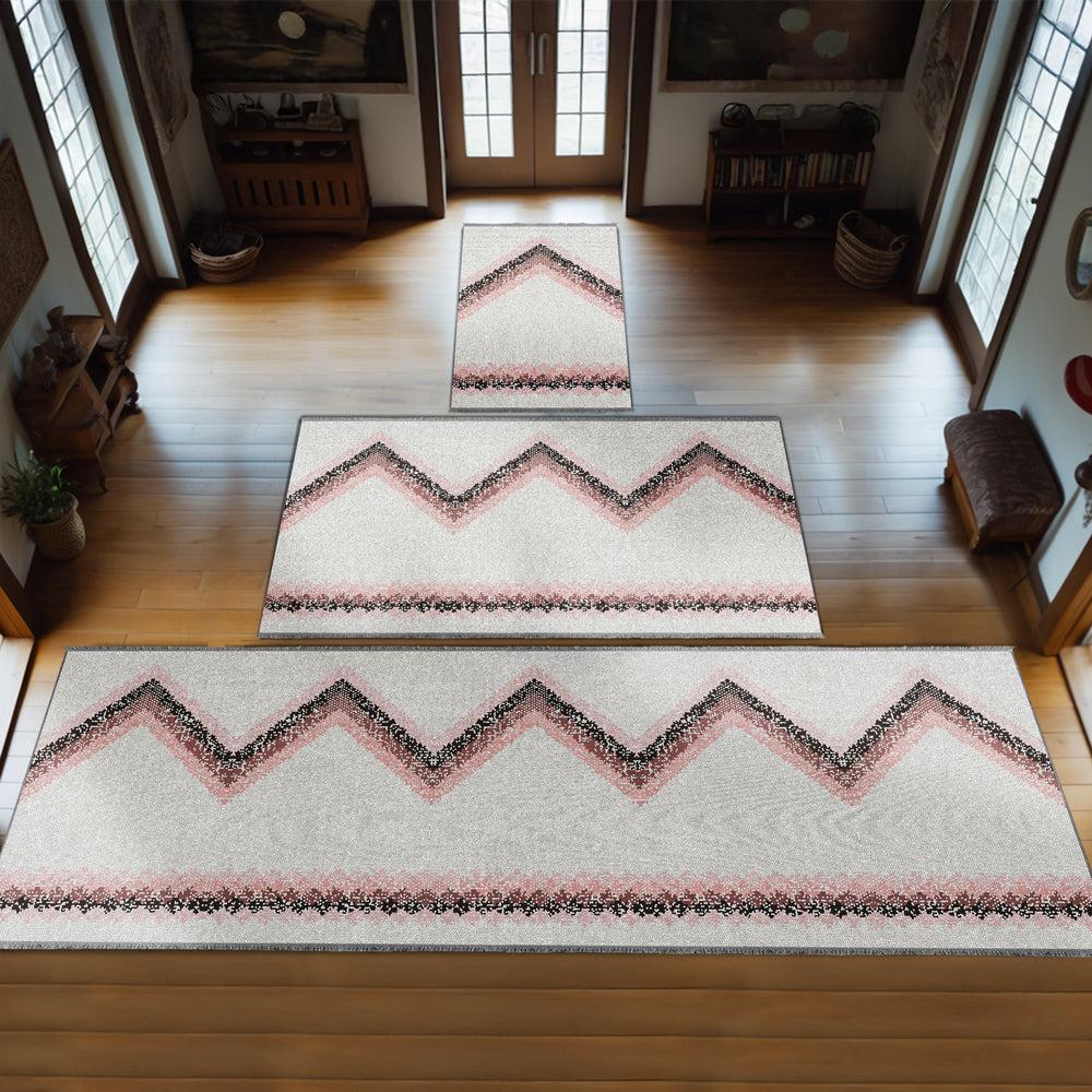 Chevron Lace Personalized Prayer Mat