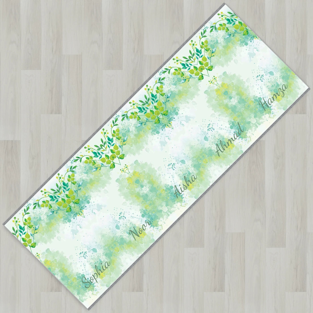 Watercolor Blossom Personalized Prayer Mat
