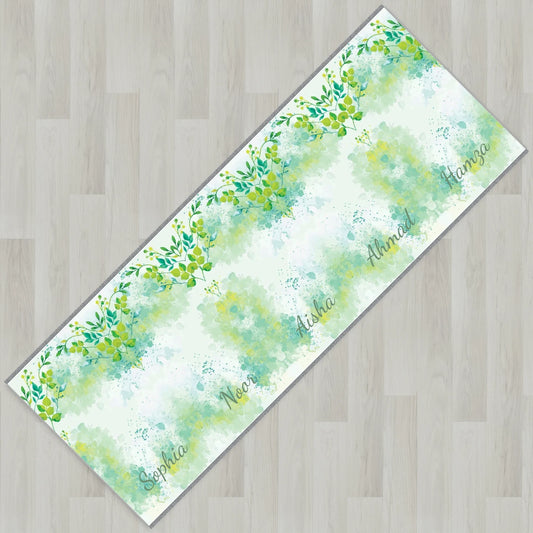 Watercolor Blossom Personalized Prayer Mat