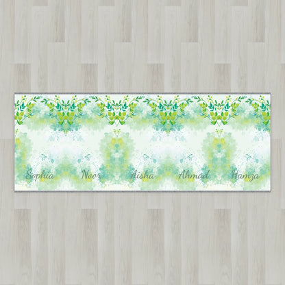 Watercolor Blossom Personalized Prayer Mat