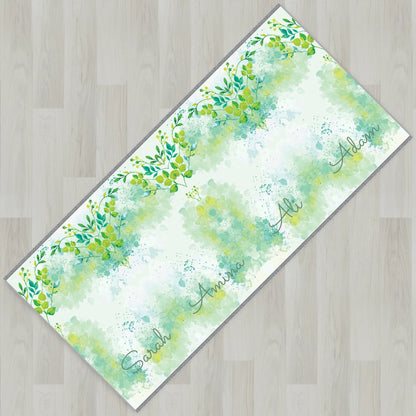 Watercolor Blossom Personalized Prayer Mat