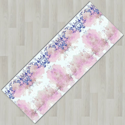 Watercolor Blossom Personalized Prayer Mat