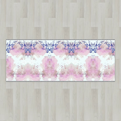 Watercolor Blossom Personalized Prayer Mat