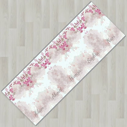 Watercolor Blossom Personalized Prayer Mat