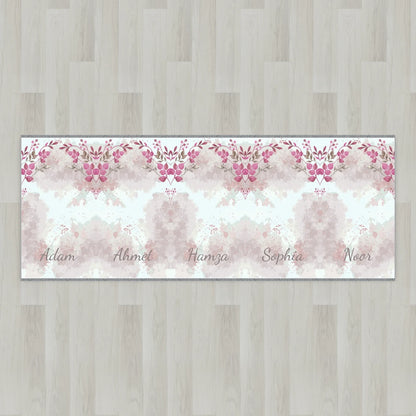 Watercolor Blossom Personalized Prayer Mat