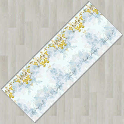 Watercolor Blossom Personalized Prayer Mat
