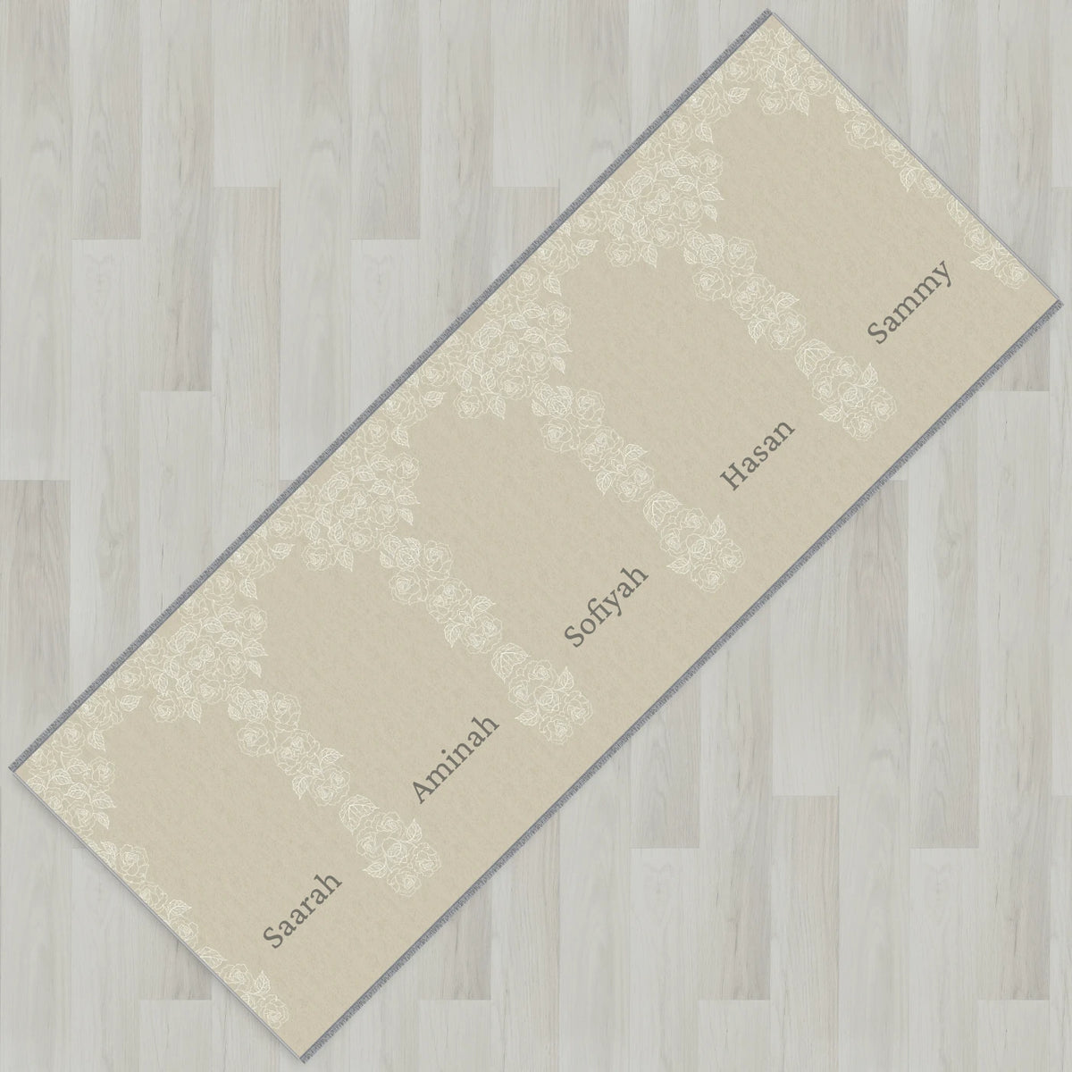 Pure Minimal Personalized Prayer Mat