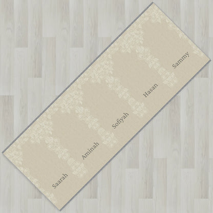 Pure Minimal Personalized Prayer Mat