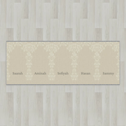 Pure Minimal Personalized Prayer Mat