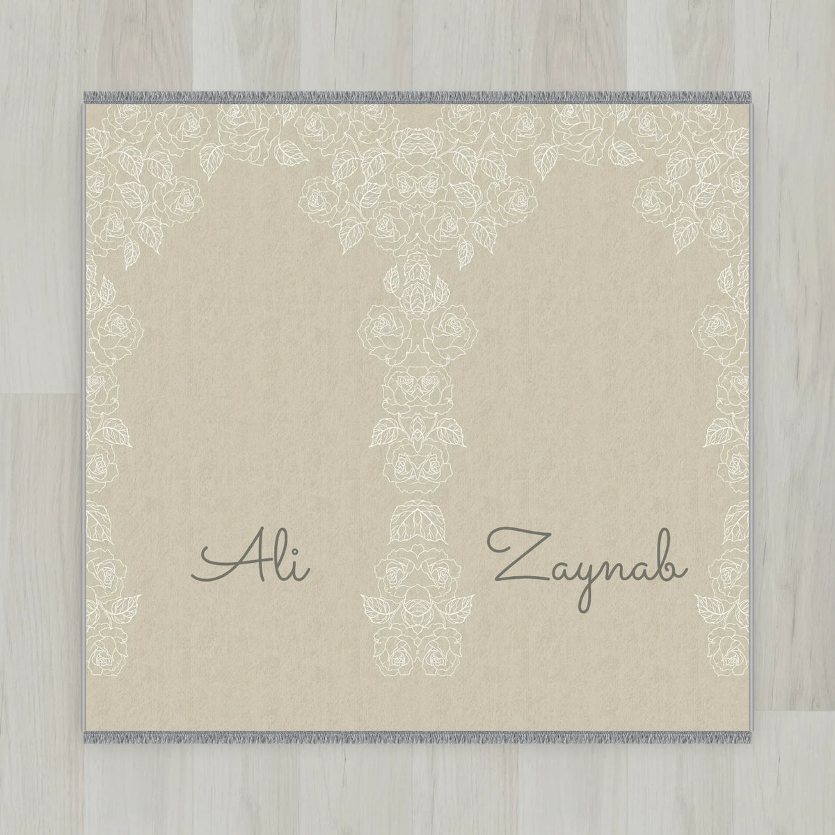 Pure Minimal Personalized Prayer Mat