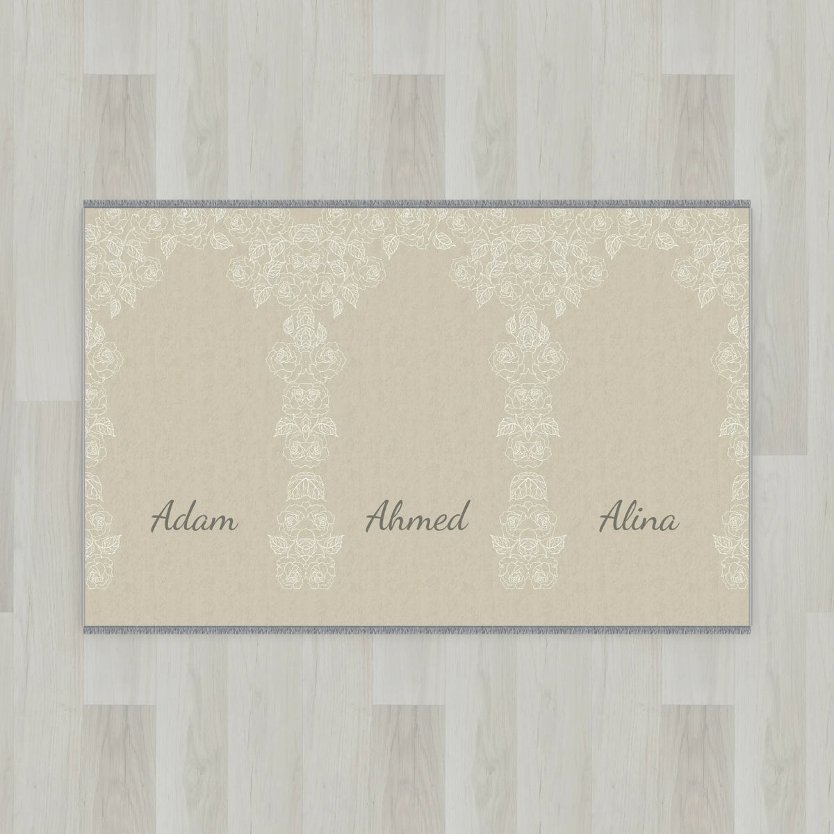 Pure Minimal Personalized Prayer Mat