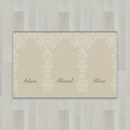 Pure Minimal Personalized Prayer Mat