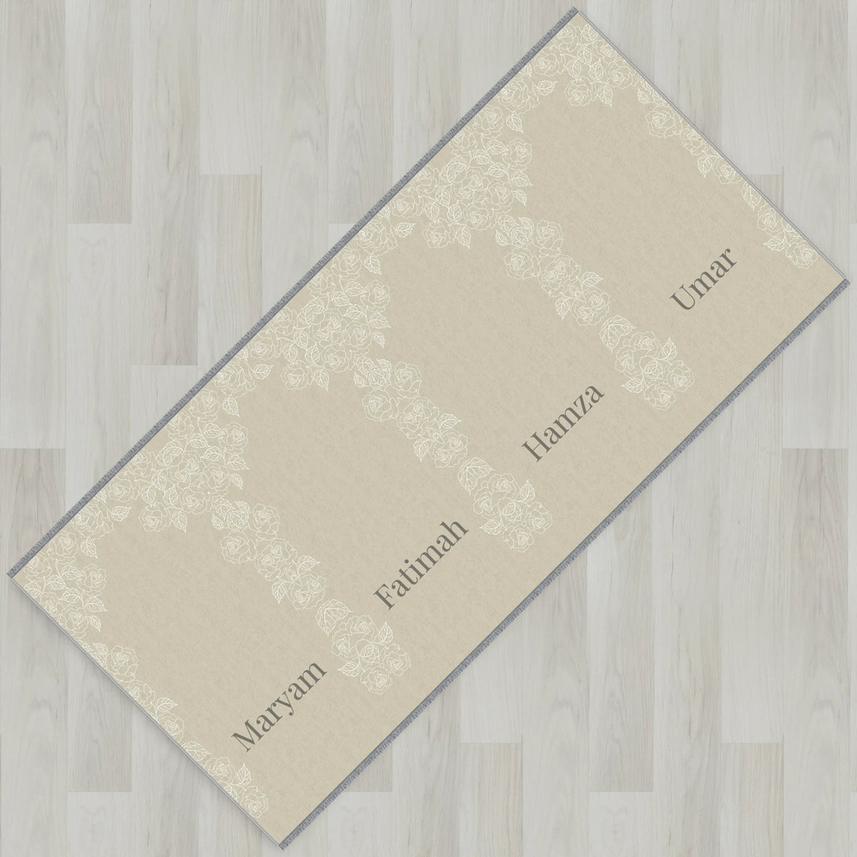 Pure Minimal Personalized Prayer Mat