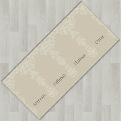 Pure Minimal Personalized Prayer Mat