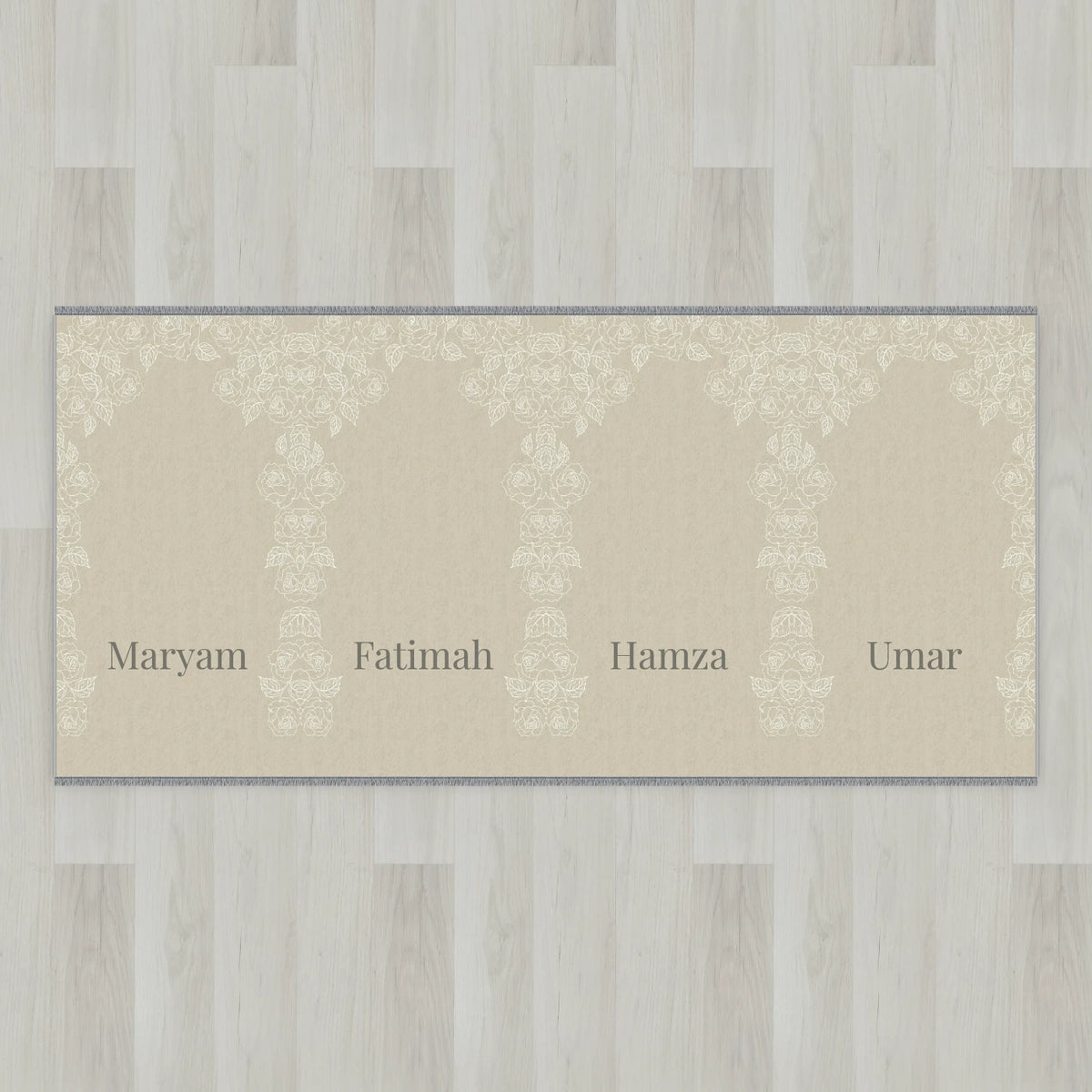 Pure Minimal Personalized Prayer Mat