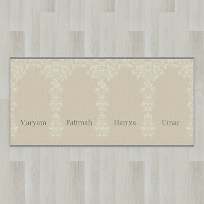 Pure Minimal Personalized Prayer Mat